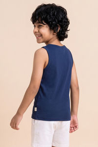 Lee Cooper Boys Printed Vest (Pack of 2) - Multicolor — thumbnail 4